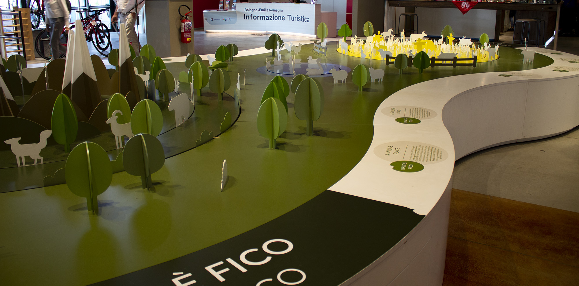 The Italian biodiversity installation