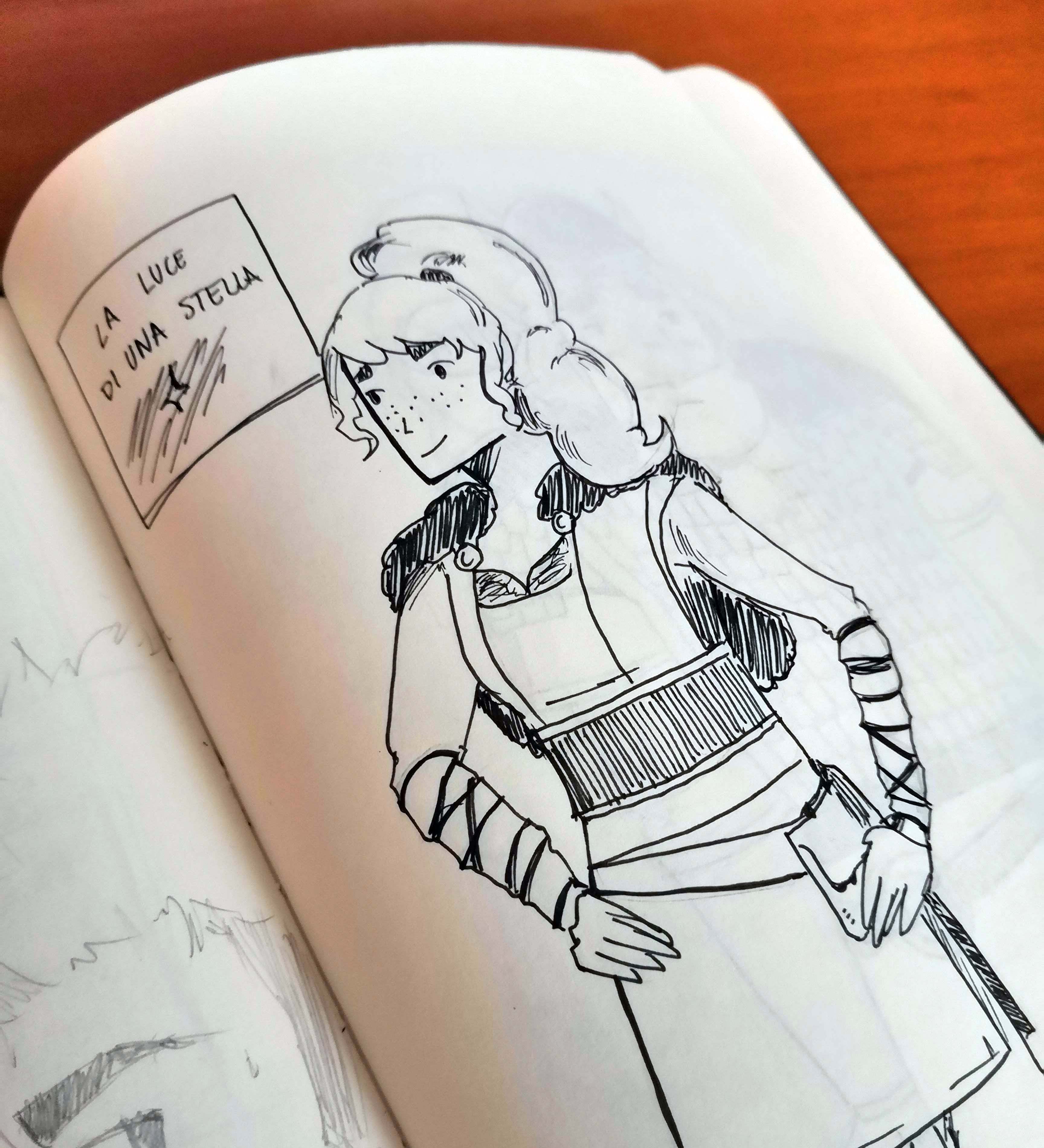 Character design for 'La luce di una stella'